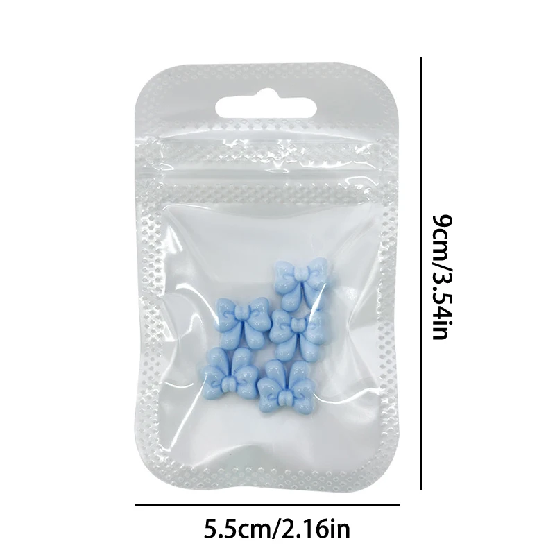 5pcs Bow Lollipop Shaped Nail Decoration Stereoscopic Nail Accessories Nail Painting Nail Salon Nail Artists