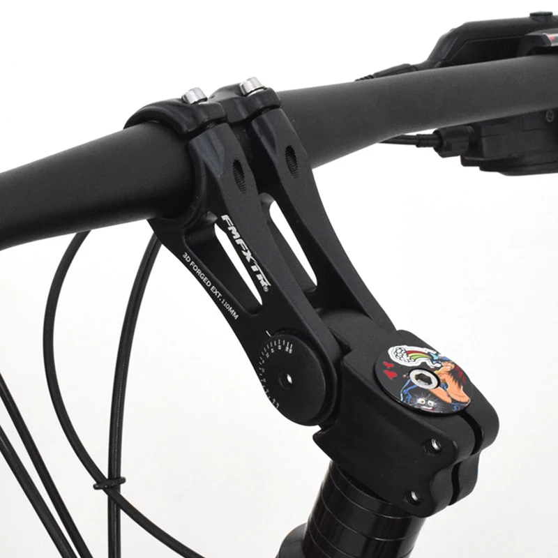 Adjustable Stem Riser for MTB: 3-Sec Handlebar Height Adjustment, Tool-Free, 31.8mm Clamp