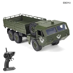 JJRC RC Military Truck 1:16 2.4G RC Car 6WD High Speed 15km/h Remote Control Truck Off-Road RTR Gift Toy for Kids