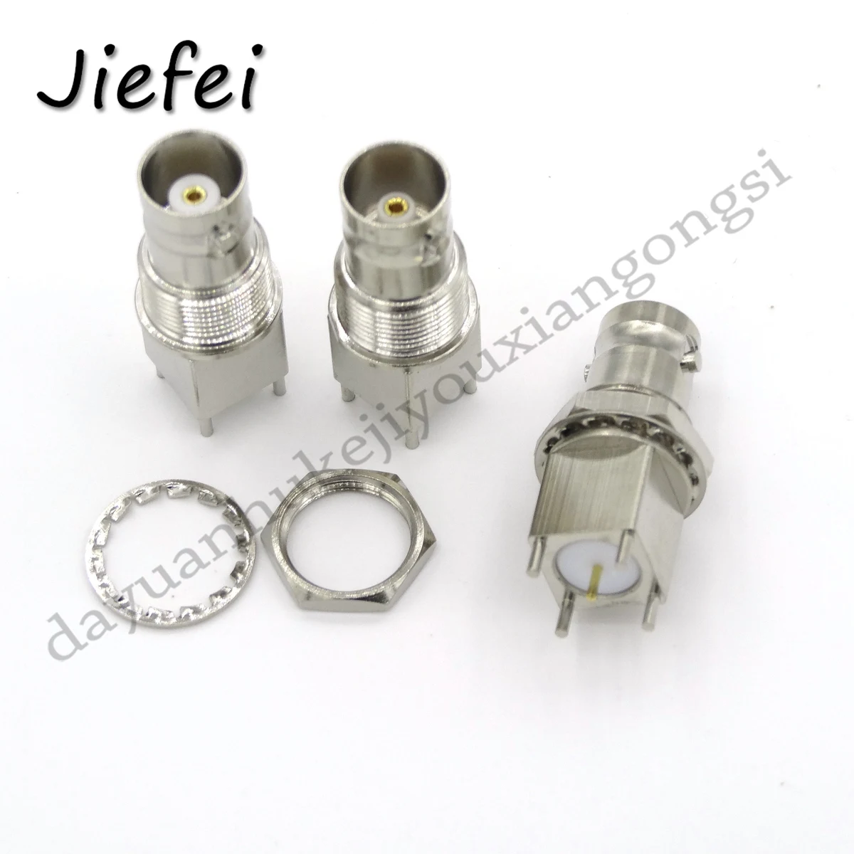 50ohm / 75ohm Connector BNC Jack Female Bulkhead Solder PCB Mount Straight Wire Terminals RF Coaxial Adapter