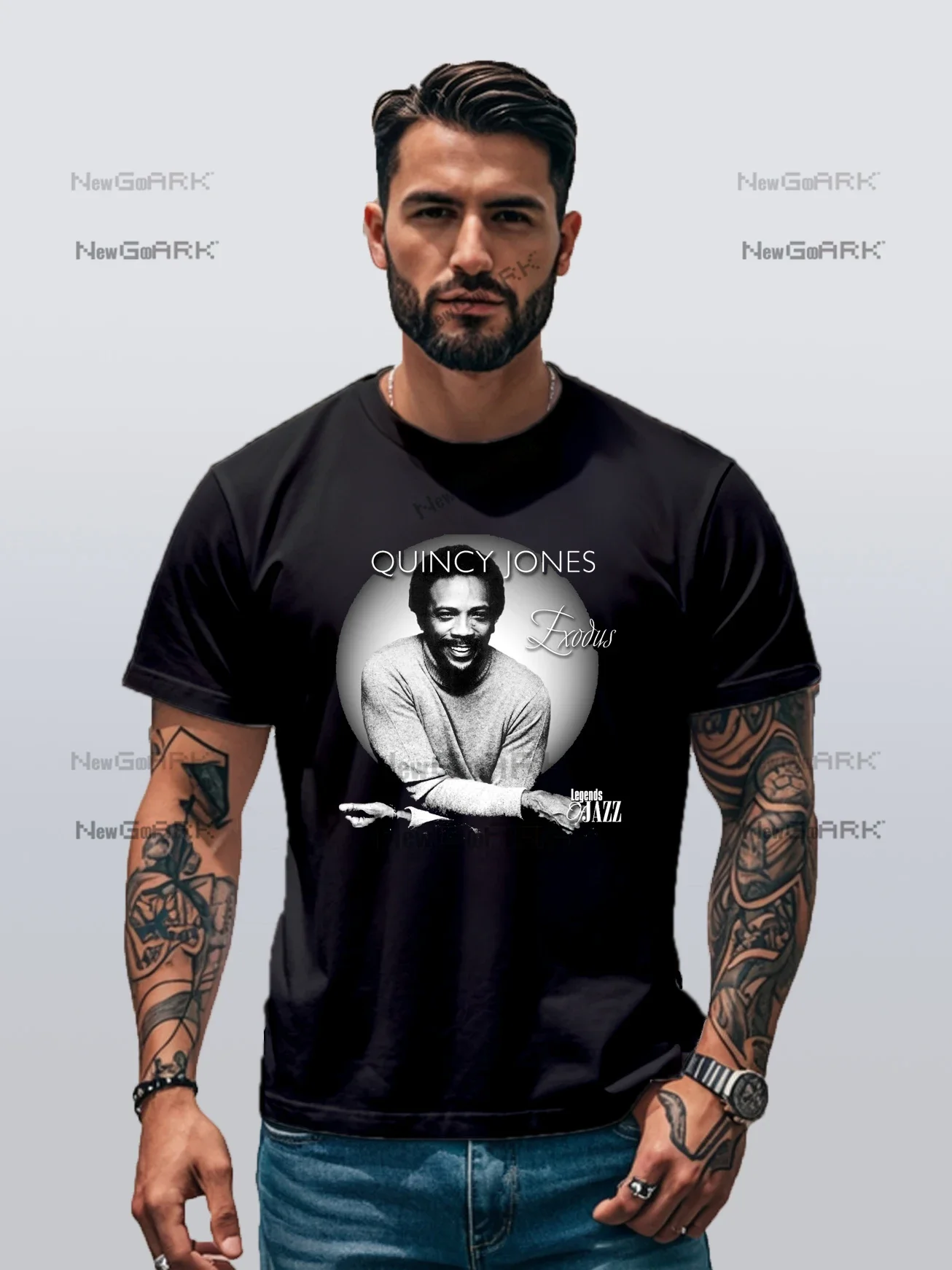 Quincy Jones RIP Graphic T Shirts Mens Clothing 100% Cotton Y2k Men Women Tops Tees Short Sleeve Harajuku Breathable