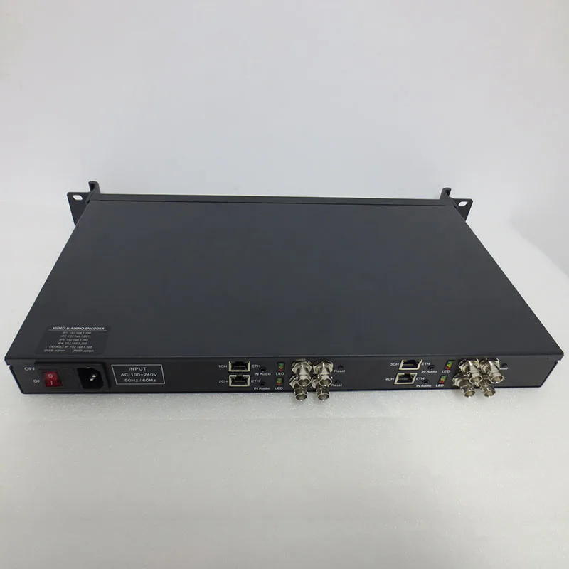 Codificador fluindo video da rede, 4 Ch, HD, SDI, 4 Lan