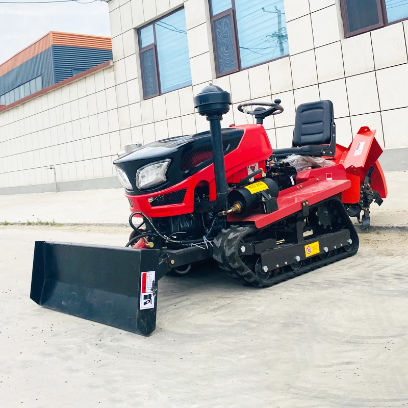 

Customized Crawler Rotary Tiller Small Farm Plowing Machine New Multi-Function Agricultural Cultivator