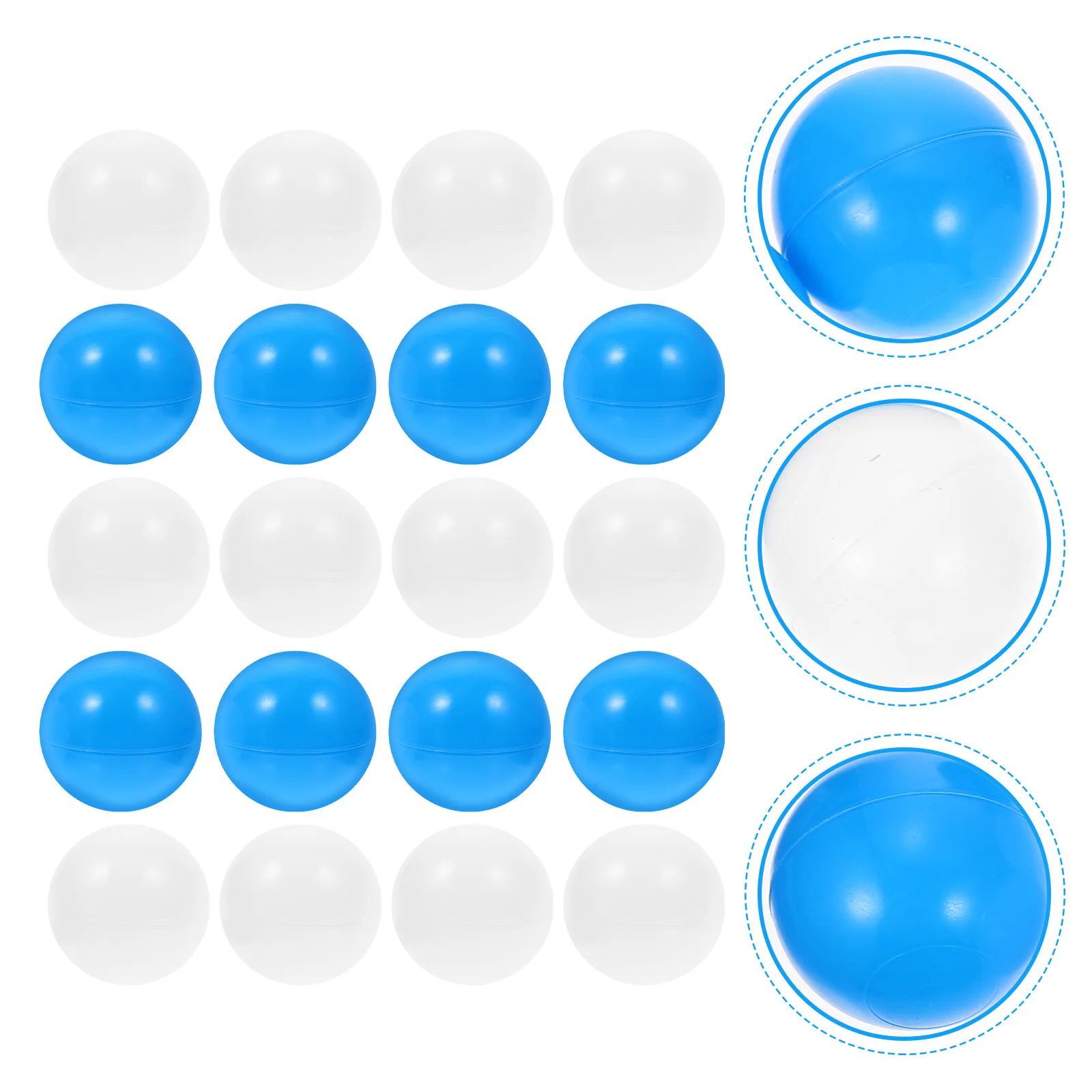 

Plastic Ocean Balls Toy for Toddlers Kids Long Use Safe Size Small Hand Educational Play Ball Pit Amusement Park Toy Kid