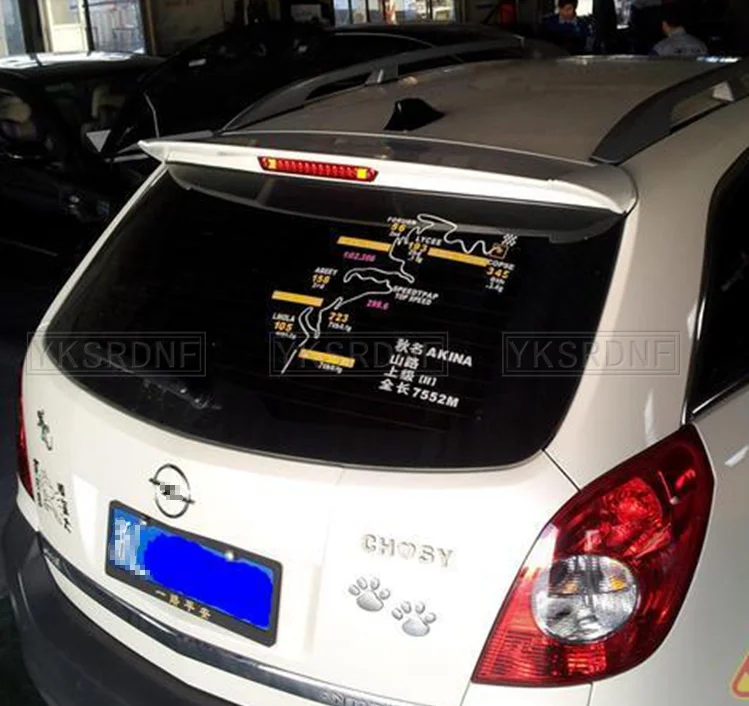 YKSRDNF For Antara Spoiler 2006-2013 Opel Antara Spoiler ABS plastic Material Car Rear Wing Color Rear Spoiler