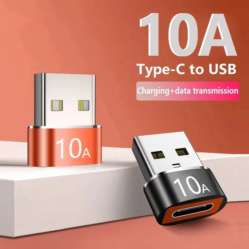 10A Typ C Weibliche Zu USB A Stecker OTG Adapter USB C Konverter Für Macbook Mi Samsung Oneplus Realme Kabel stecker Adapter 2023