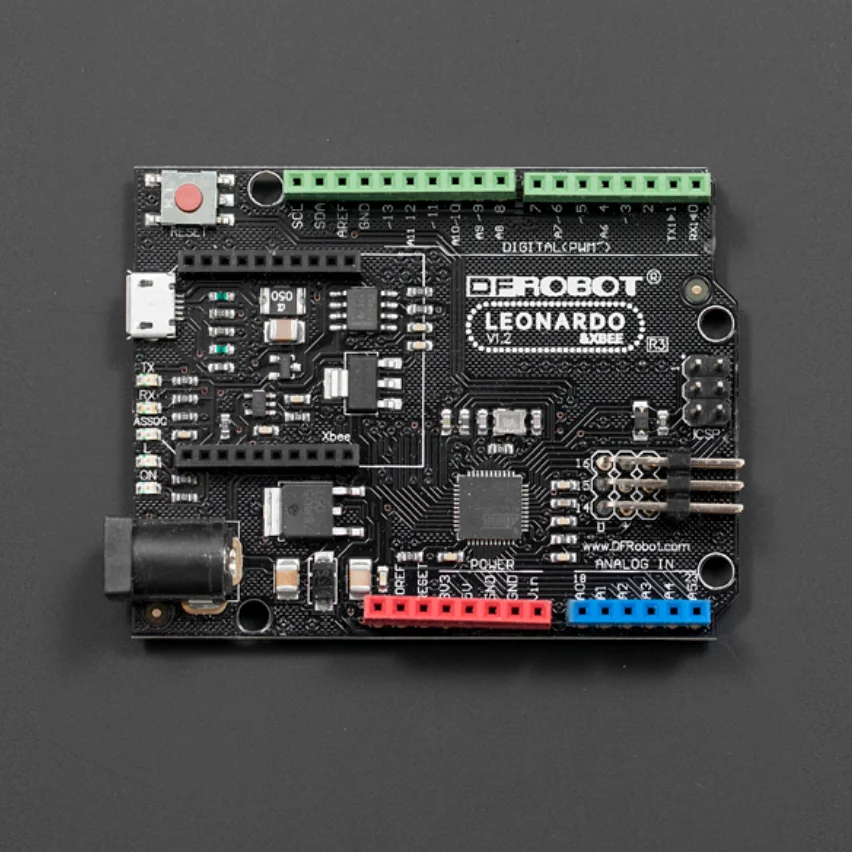 

Leonardo with Integrated XBee Socket, ATmega32u4, Arduino Compatible, 23 I/O, 12 Analog, Dual Serial Ports for Wireless Projects