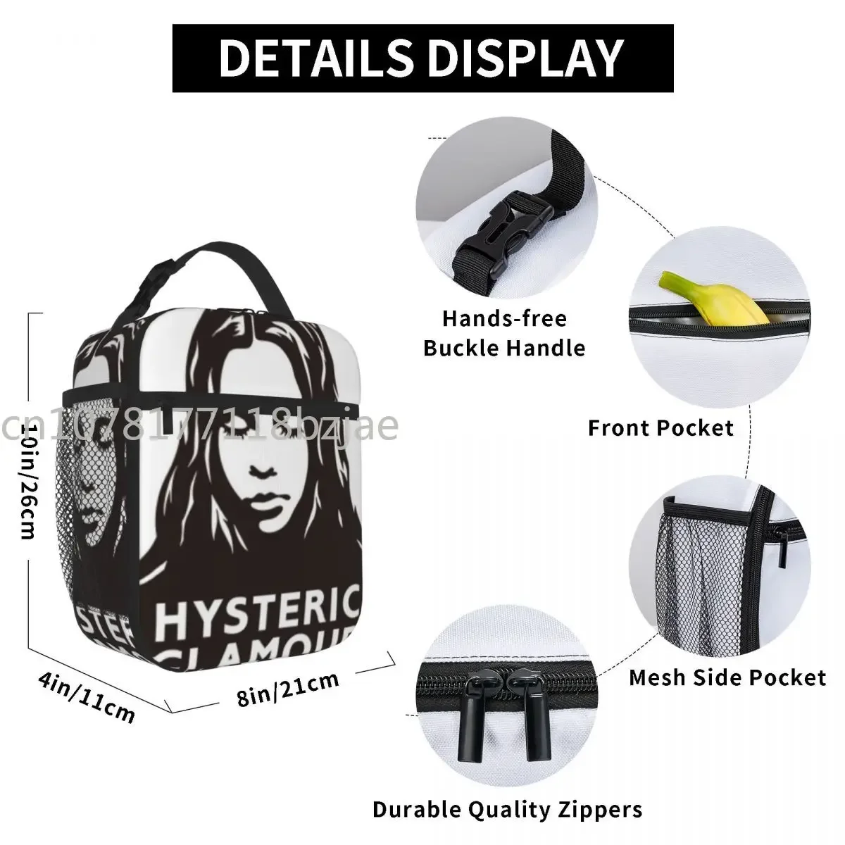 Hysteric Glamour 17 Lunch Tote Lunch Bags Thermal Lunchbox Lunch Box Thermal