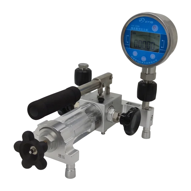Hydraulic Calibration Pump Handheld Pressure Calibrator With 600bar Calibration Hand Pump YWQ-1431S