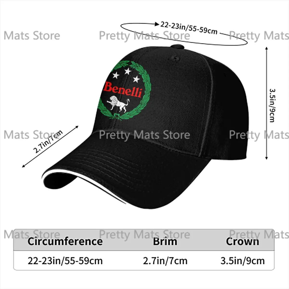 Benelli Motorcycles Men Baseball Caps Peaked Cap Sun Shade Outdoor Hat BENELLIs MOTORCYCLE Race