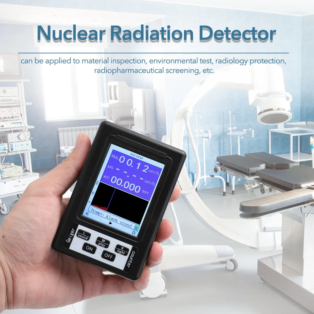 XR-1 baru pendeteksi radiasi nuklir portabel penghitung Geiger penguji marmer Dosimeter pribadi Dosimeter radiasi sinar X