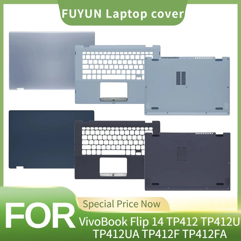 For ASUS VivoBook Flip 14 TP412 TP412U TP412UA TP412F TP412FA New Laptop LCD Rear Cover/Palm Pad/Bottom Cover/hinged Top Cover