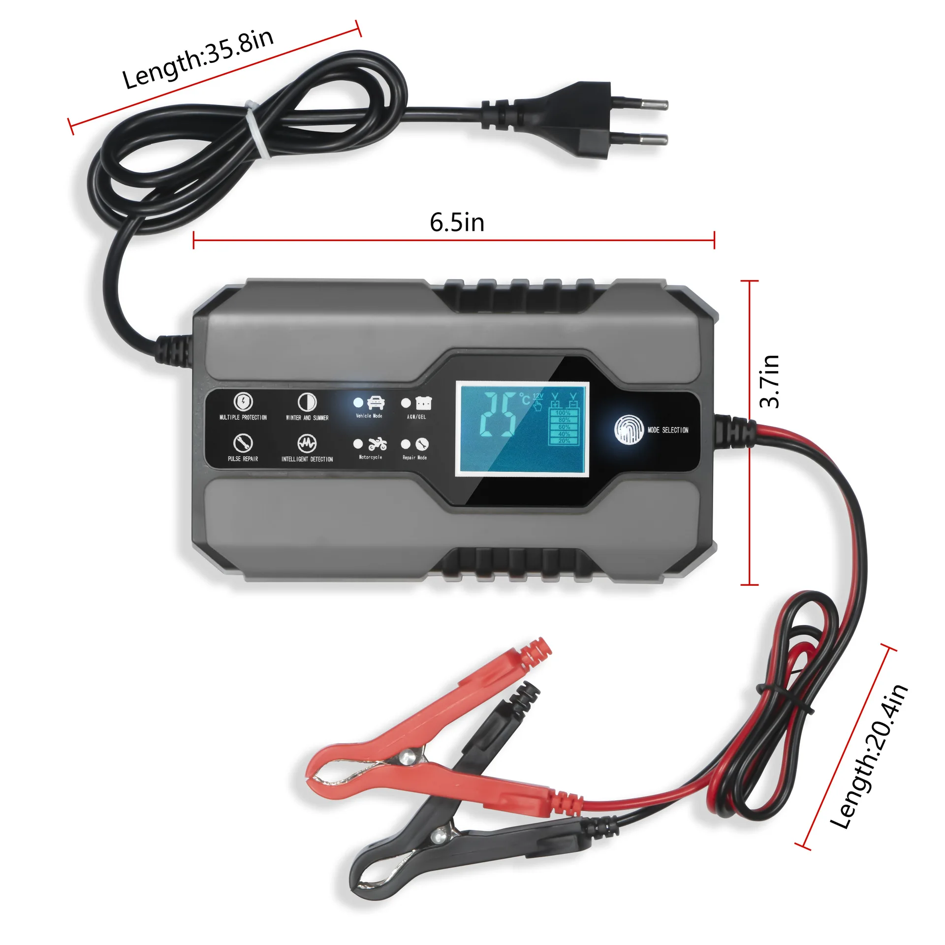 New! Automobile battery restorer 12V/24V 2AH-150AH for automobile motorcycle