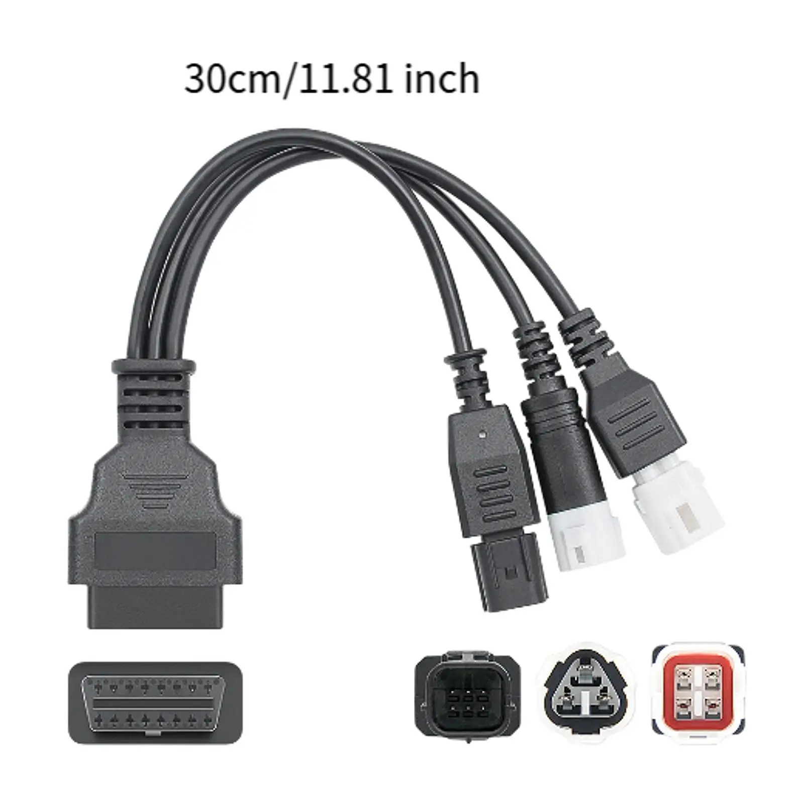 Motorcycle Converter Versatile Easy to Use 6 Pin 4 Pin 3 Pin Connector Cable