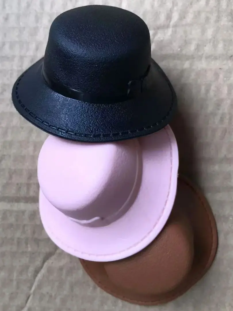 Bolsas de sombrero de muñeca de piel azul, piezas de decoración coloridas, accesorios de muñeca de moda, piezas para muñeca Barbe FR IT, súper modelos, 1/6