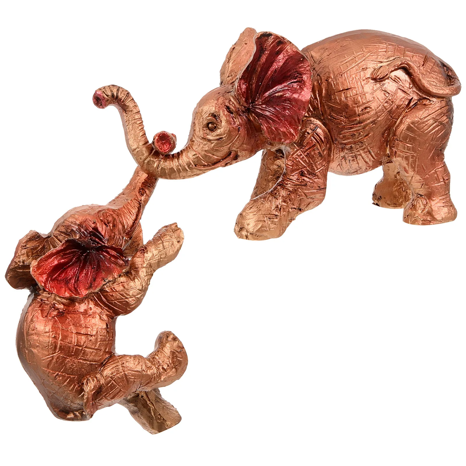 

Elephant Resin nament Statue Home Decoration Realistic Garden Desktop Bookshelf Crafts Stable Placement Wear Resistant Safe