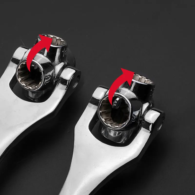 52 في 1 أدوات المقبس يعمل العالمي السقاطة سبلاين البراغي كم دوران أدوات يدوية 360 درجة متعددة الأغراض وجع 8-19 مللي متر