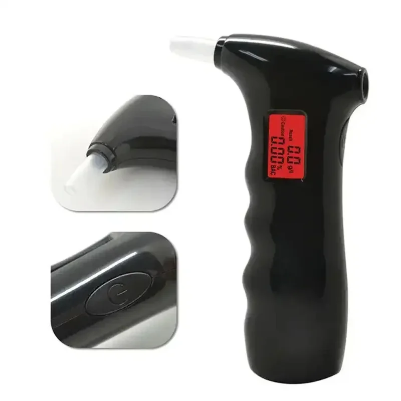 Immagine 3: GREENWON Digital Breath Alcohol Tester Rivelatore Etilometro portatile con bocchini