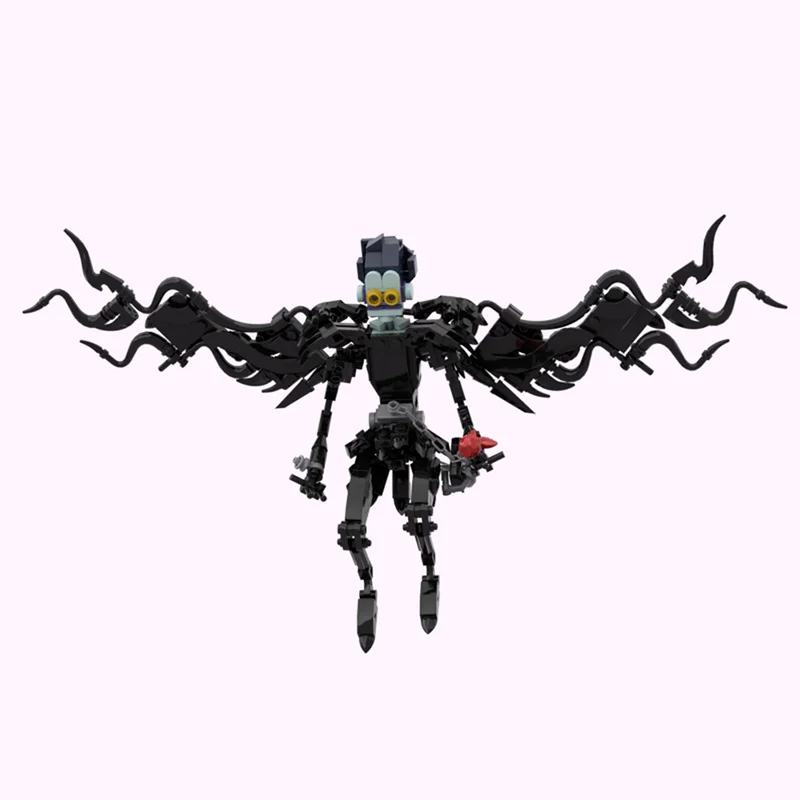 308 قطعة MOC مذكرة الموت ريوك Poseable الشكل خلق نموذج اللبنات هدايا عيد الميلاد تجميع اللعب DIY بها بنفسك الإبداعية الطوب الاطفال #2