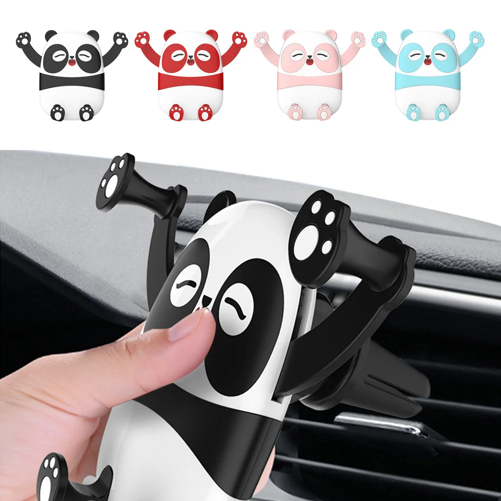 

Кронштейн для крепления телефона в автомобиль Panda с поворотом на 360 градусов, универсальный держатель для телефона для звонков и навигации, синий кронштейн