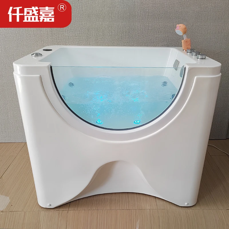 Household pet bathtub to wash cats and dogs dog tub pet constant temperature surfing massage bath pool pet store special use