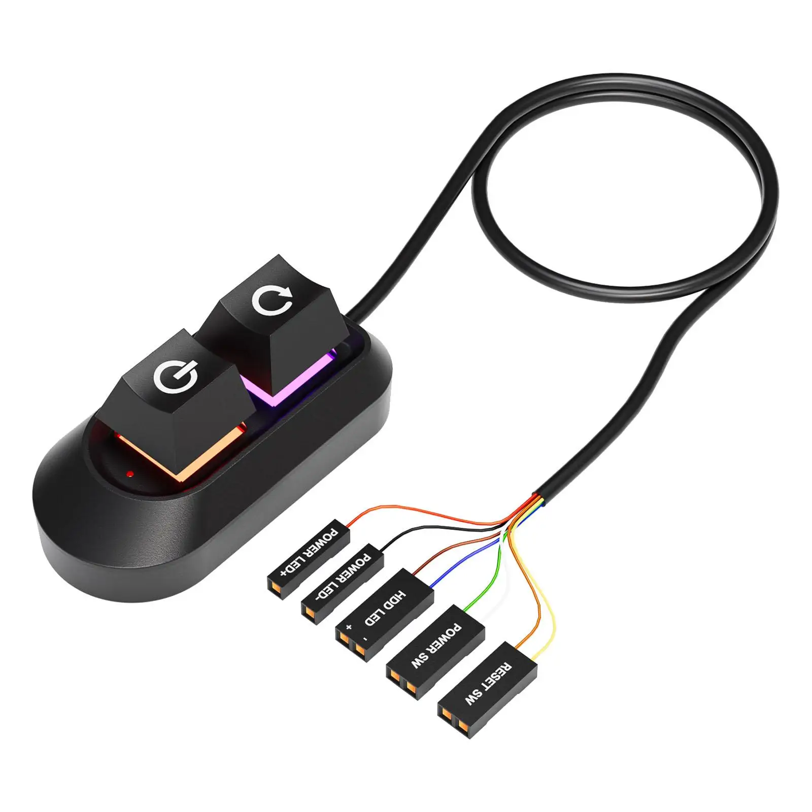 Desktop Mobile Switch Computer Supplies Portable PC External Remote Switch Button for Desktop Hotels Office Cafe Meeting Rooms