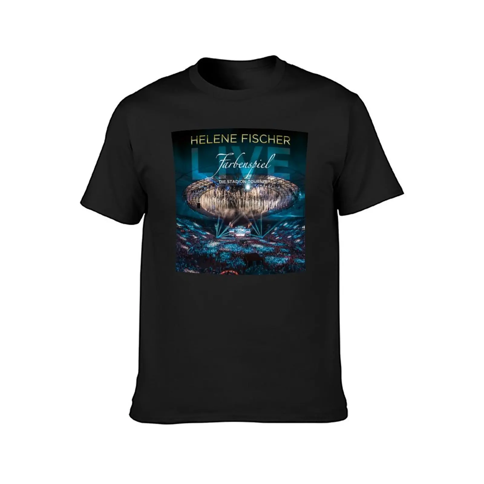 Helene Fischer - Farbenspiel Live - Die Tournee album 2013 T-Shirt Short sleeve tee customs men clothings