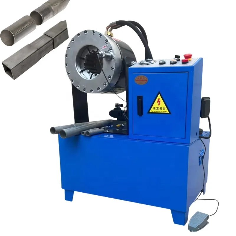 Macchina per restringimento tubi Testa del tubo per tubi in acciaio Riduce i giunti del diametro Premendo la macchina per la formatura dell'estremità del tubo Macchina per la riduzione del tubo