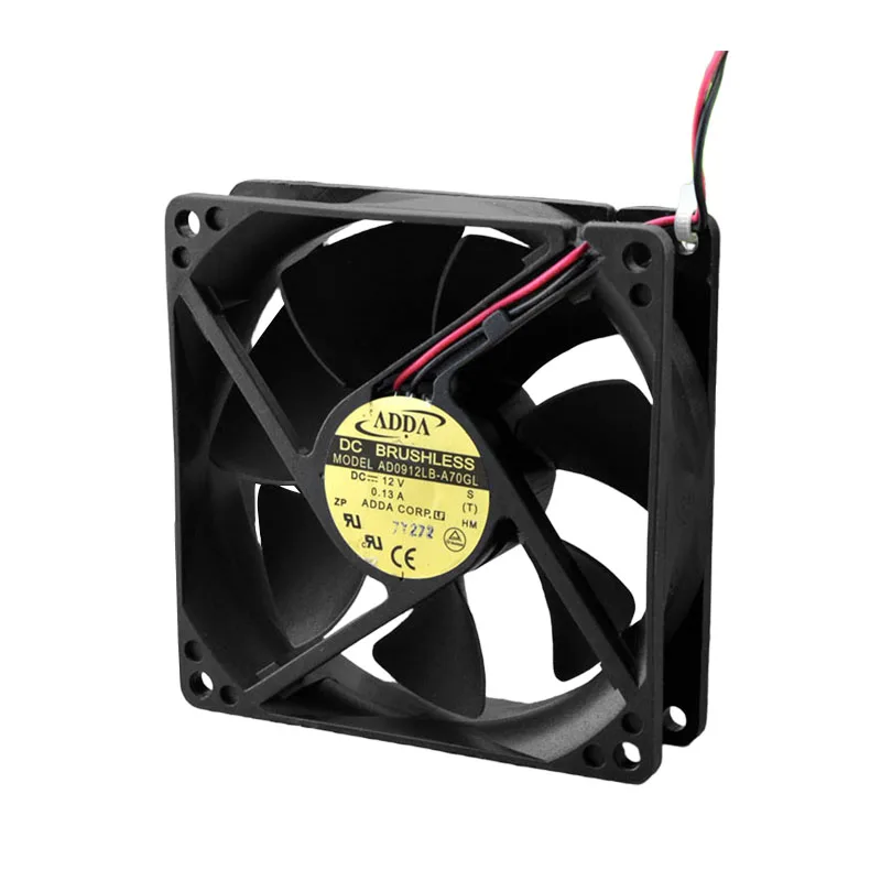 ORIGINAL AD0912LB-A70GL 12V 0.13A 9225 92*92*25mm KIPAS PENDINGIN RADIATOR BARU