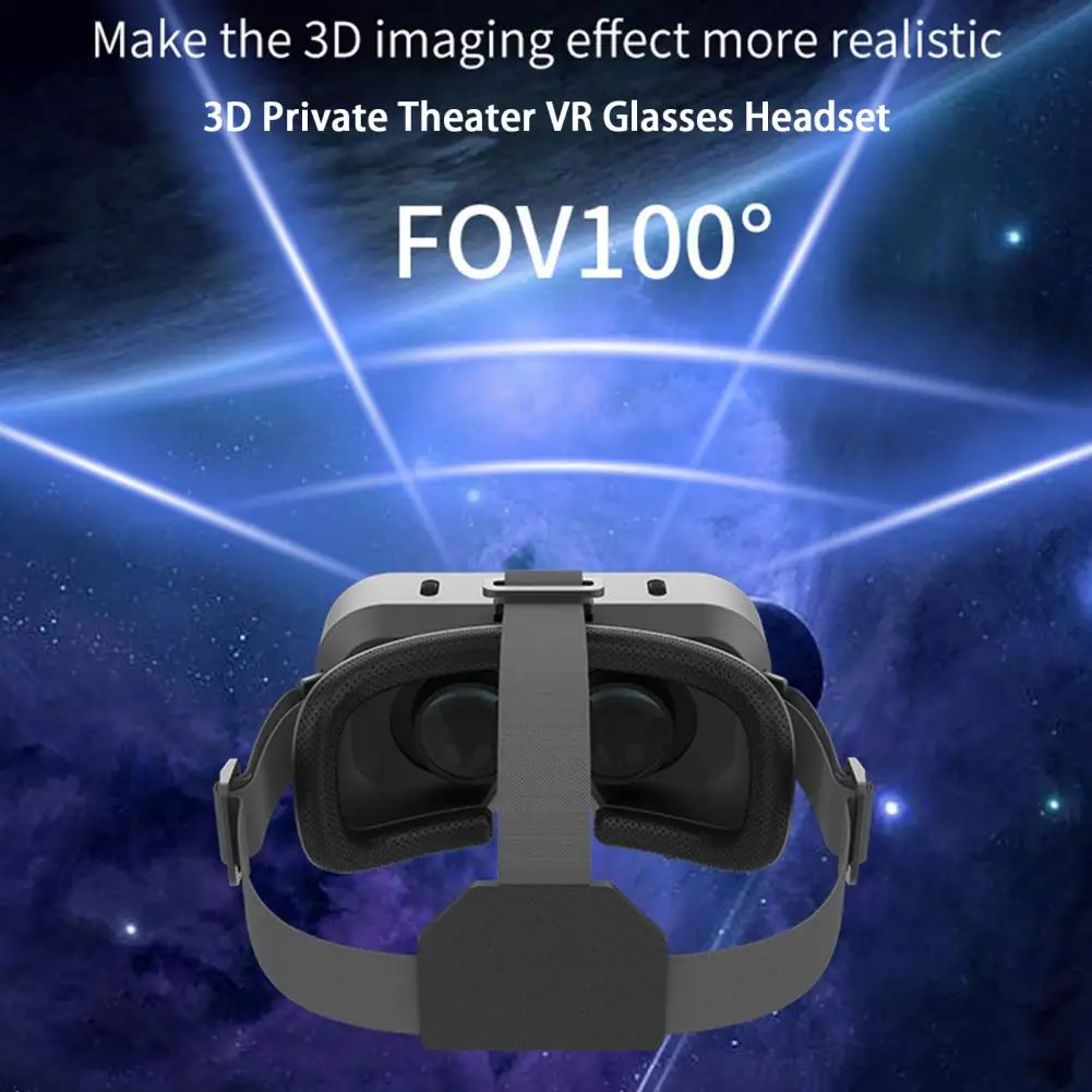 Head-mounted VR Glasses Headset Ergonomic Clear Image Professional Mobile Movie Games 3D Digital Immersion VR Glasses