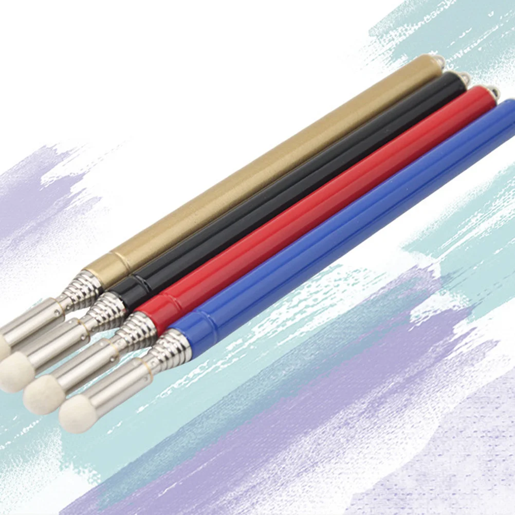 

Telescopic Teachers Pointer Red Stainless Steel Retractable Handheld Presenter Classroom Teaching Pen Extendable Non-Slip Handle