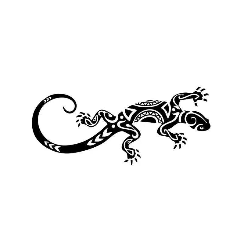 

Car sticker Funny Reptile Lizard Decor Automobiles Motorcycles Exterior Accessories Bumper PVC waterproof sunscreen 15CM