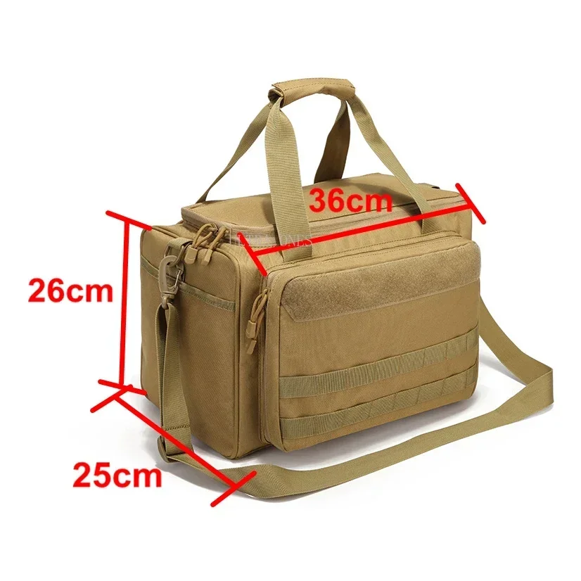 Tactical Range Bag Outdoor Hunting Shooting Training Shooting Gun Bags Airsoft Wargame Large Capacity Handbags