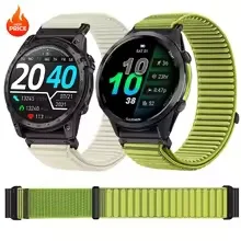 Quick Fit 20mm 22mm 26mm Braided Nylon Strap For Garmin Tactix 8/Fenix 8 E 7X 7 Pro Epix Pro/Instinct 3 For Garmin 970 965 Band