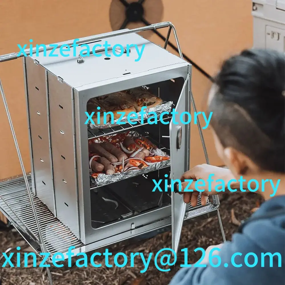 

Customizable Outdoor Camping Folding Oven Baking Smoker BBQ Grill Insulation Picnic