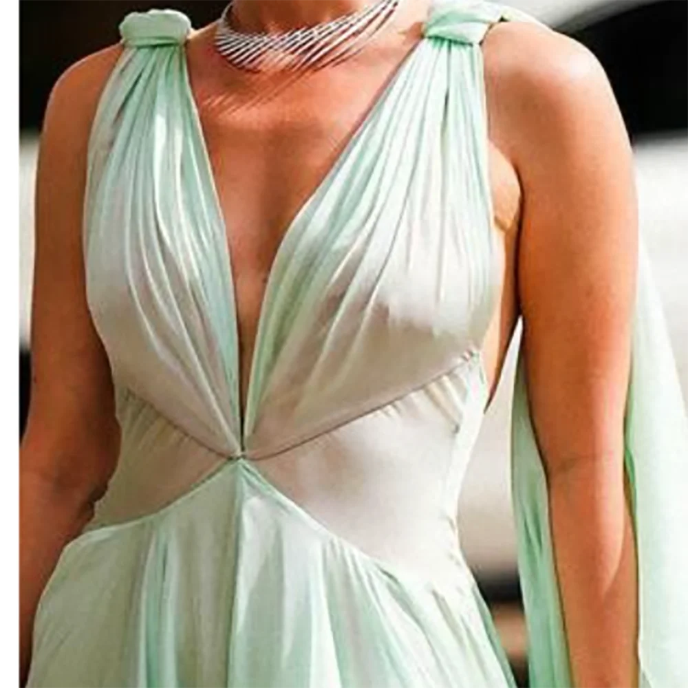 Classic Halter Sleeveless Pleat Straight Formal Evening Dresses Celebrity Dress Customized