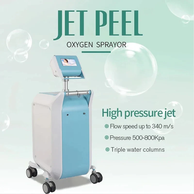 حقن آلة تقشير النفاثة غير الغازية الميزوثيرابي المياه الأكسجين Jetpeel المياه تجديد الجلد تبييض معدات التجميل