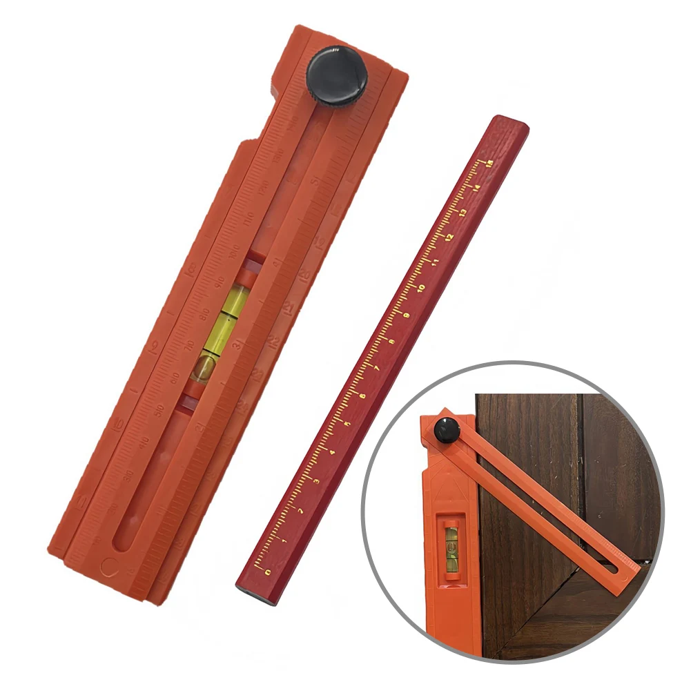 Multi-angle Foldable Marking Ruler Gauge Woodworker Horizontal Positioning Ruler Depth Marking Ruler Measuring Tools