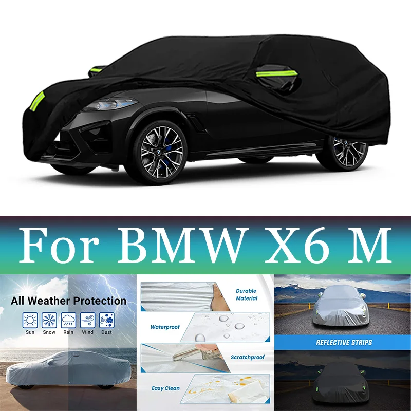 

For BMW X6 M Exterior Car Cover Outdoor Protection Full Car Covers Snow Cover Sunshade Waterproof Dustproof Accessories