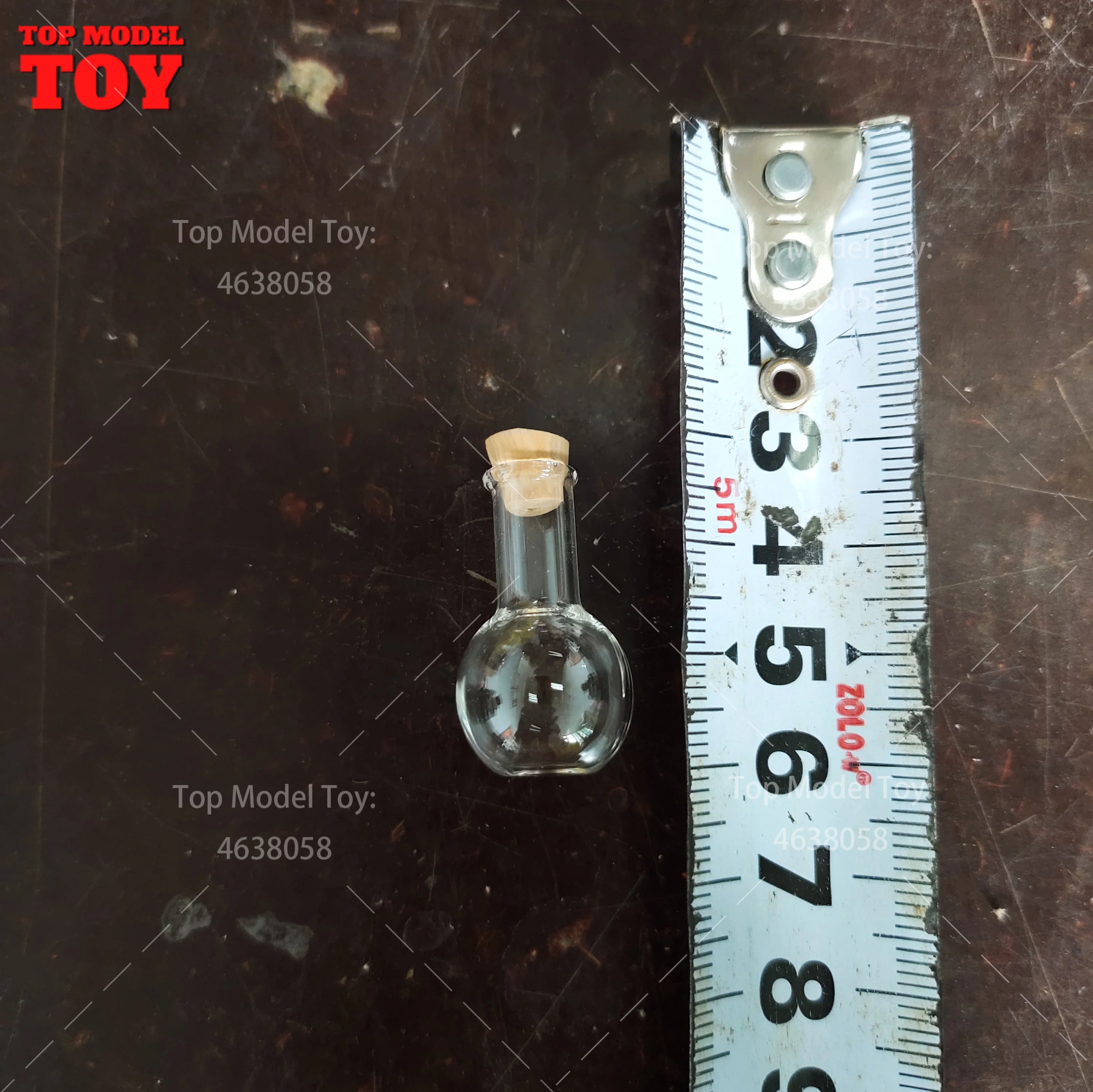 1/6 Scale Transparent Flask Glass Bottle Chemical Experiment Tools Scene Accessory Model for 12'' Soldier Action Figure Dolls