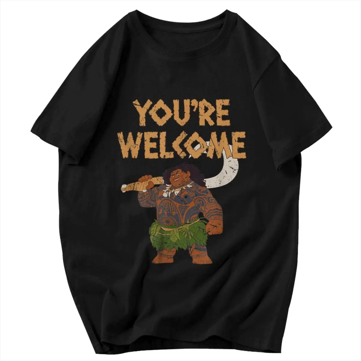 Футболки Moana2 Oceania Adventure You Are Welcome, футболки с рисунком аниме для мужчин и женщин, одежда с круглым вырезом