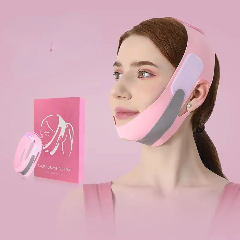 Elastic Face Slimming Bandage V Line Face Shaper Women Chin Cheek Lift Up Belt Facial Anti Wrinkle Strap Face Care Tools