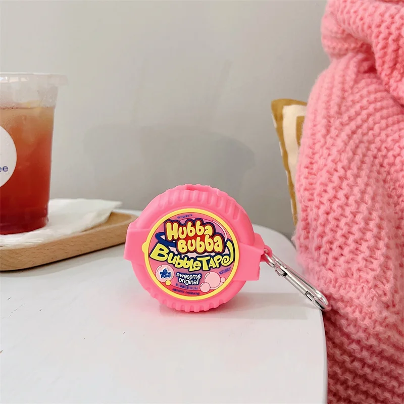 Caso Do Fone De Ouvido Dos Desenhos Animados Para Samsung Galaxy Buds 2 Pro, 3D, Bonito, Criativo, Bubble Gum, Snacks Capa, FE