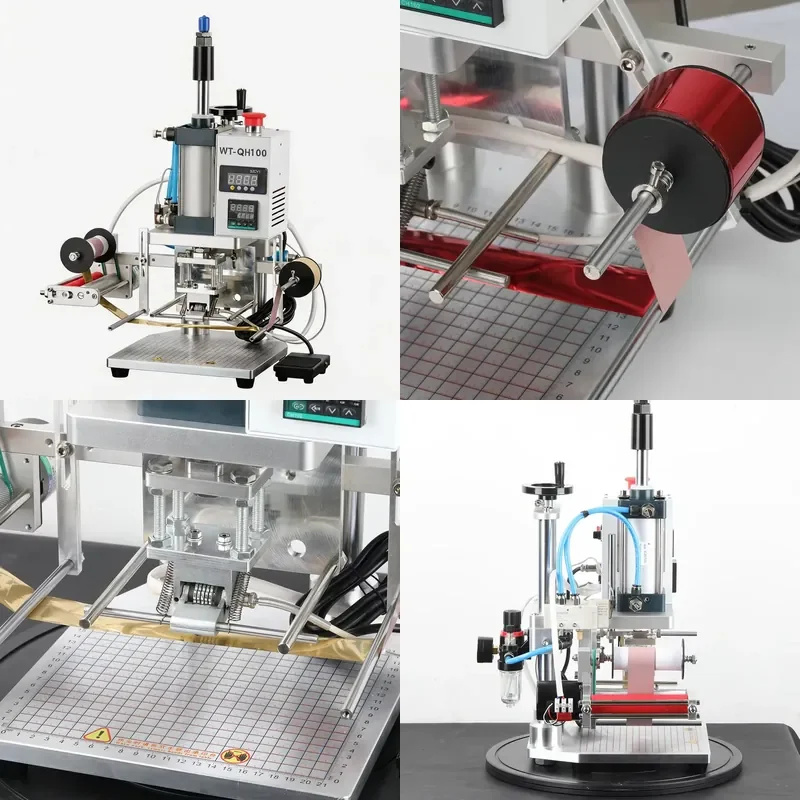 High Efficiency Automatic Serial Number Hot Stamping Machine Continuous Code Bronzing Press