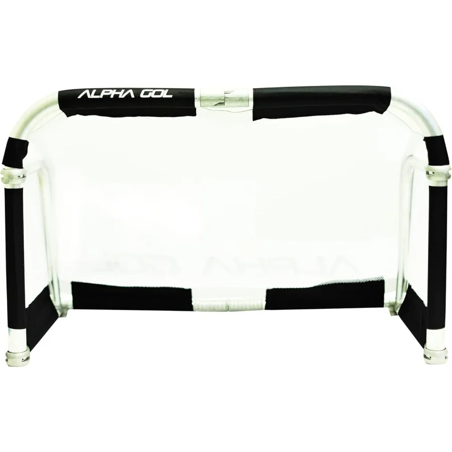 

Alpha Goal Aluminum Folding Goal with Carry Bag for Outdoor Sports Training and Practice Lightweight and Durable Design with Ea