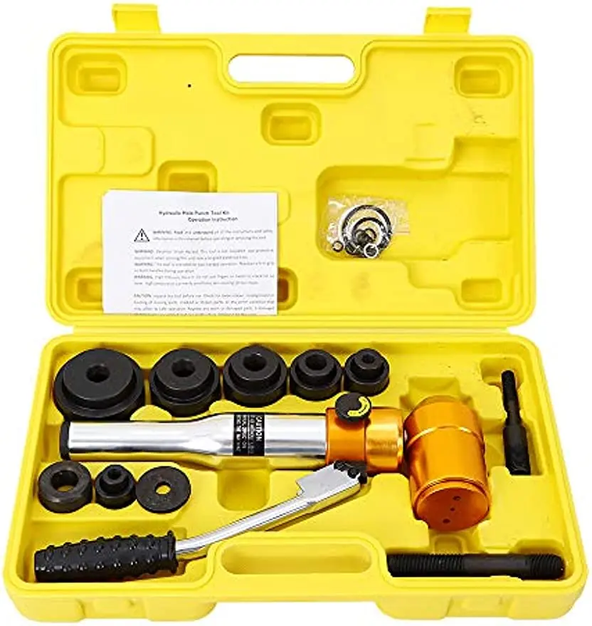 Hand Hydraulic Hole Iron Set Sheet Metal Hole Punch Hydraulic Tool Set