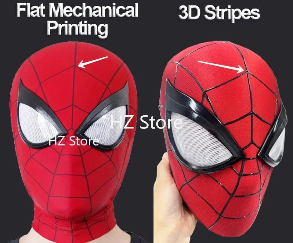 PS4 スパイダーマン マスク フェイスシェル＆マグネットレンズ付き 1:1