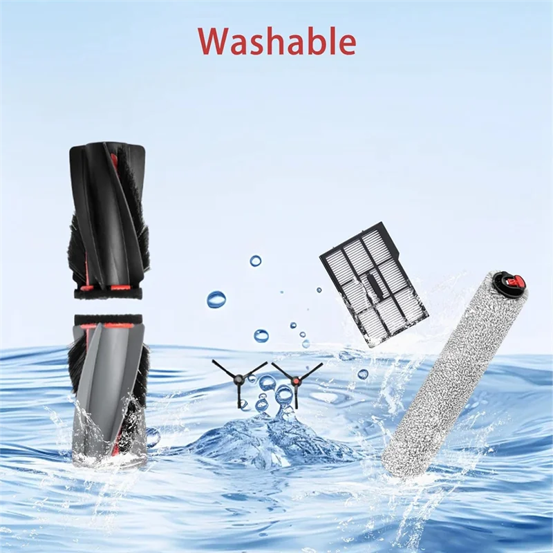 B47B-Сменные комплекты для робота-пылесоса Eufy E25 Omni/E28 Omni, аксессуары, основная боковая щетка, фильтр Hepa, швабра, тканевый мешок для пыли