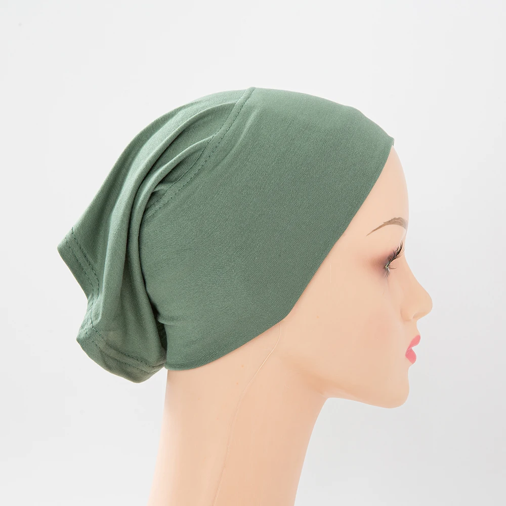 56 farben Mode Frauen Innere Hijab Rohr Muslimischen Kappe Motorhaube Plain Islamischen Underscarf Bambus Jersey Undercaps