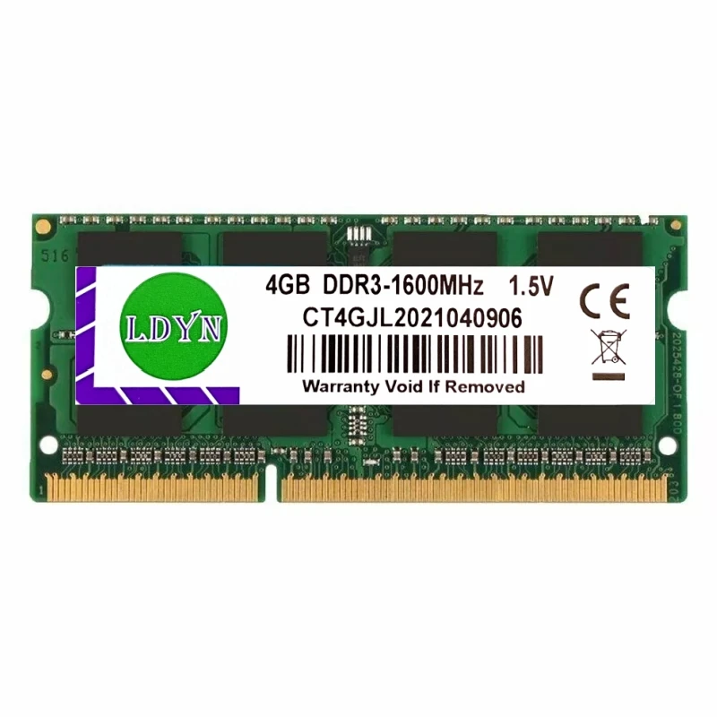 DDR3 DDR4 4GB  Laptop Memories Ram PC3-1333MHZ 1600MHZ PC4-2133MHZ 2400MHZ 2666MHZ 3200MHZ Non-ECC SODIMM 1.2VMemory DDR3 Ram